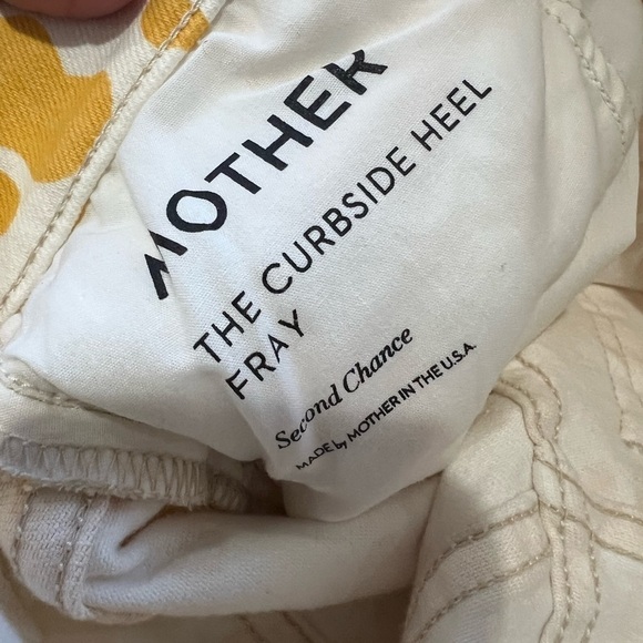 Mother - The Curbside Heel Fray Straight Leg Jeans Second Chance - Size 24 - NWT - Picture 3 of 9